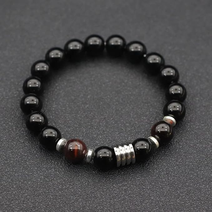 Obsidian Tigers Eye Bracelet 1a