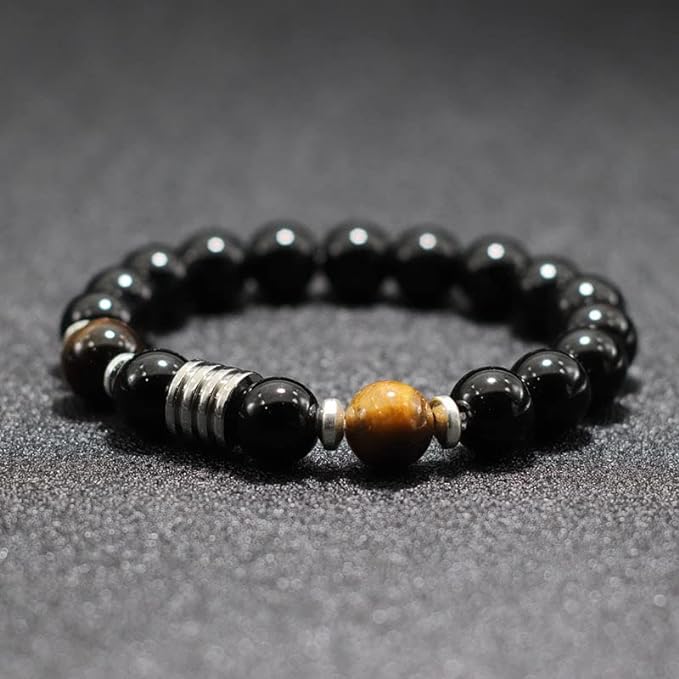 Obsidian Tigers Eye Bracelet 1b